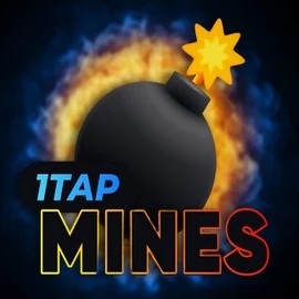 1Tap Mines slot logo by Turbo Games at Playjonny Casino