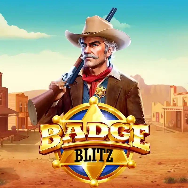 Official Slots logo: Badge Blitz by Pragmatic Play at Playjonny Casino
