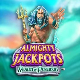 Almighty Jackpots – Realm of Poseidon logo by Novomatic Playjonny Casino