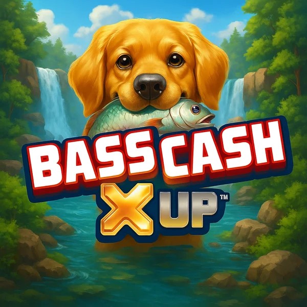 Official Slots logo: Bass Cash X UP by Alchemy Gaming at Playjonny Casino