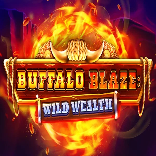 Buffalo Blaze Wild Wealth slot logo by OctoPlay at Playjonny Casino