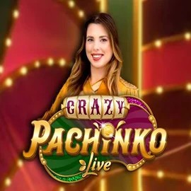 Crazy Pachinko logo by Evolution Playjonny Casino