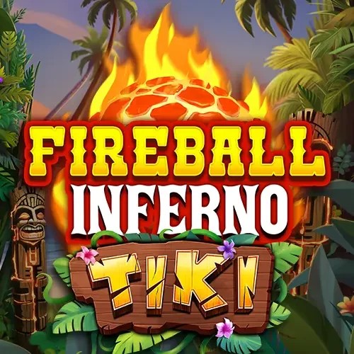 Fireball Inferno Tiki slot visual from NetEnt available on playjonnycasinoo.com