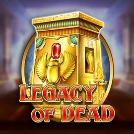 Legacy of Dead slot visual from Play'n GO available on playjonnycasinoo.com