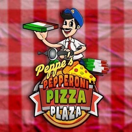 Peppe’s Pepperoni Pizza Plaza by Pragmatic Play, showcased at playjonnycasinoo.com – game logo