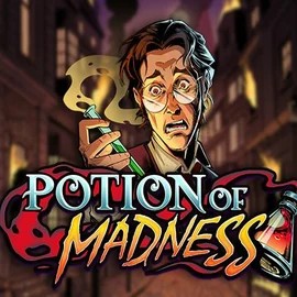Potion of Madness slot logo by Play'n GO at Playjonny Casino