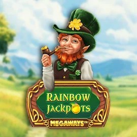 Rainbow Jackpots Megaways logo by Red Tiger Gaming Playjonny Casino