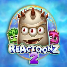 Reactoonz 2 online game logo by Play'n GO on playjonnycasinoo.com
