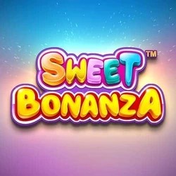 Sweet Bonanza online game logo by Pragmatic Play on playjonnycasinoo.com