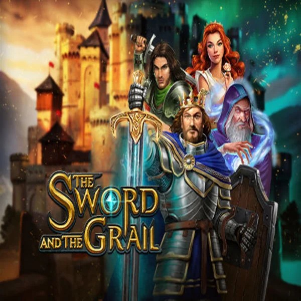 Slots logo of The Sword and the Grail from Play'n GO at Playjonny Casino