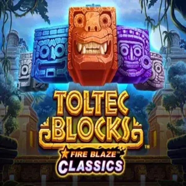 Enjoy Fire Blaze: Toltec Blocks by Rarestone Gaming – logo hosted on playjonnycasinoo.com